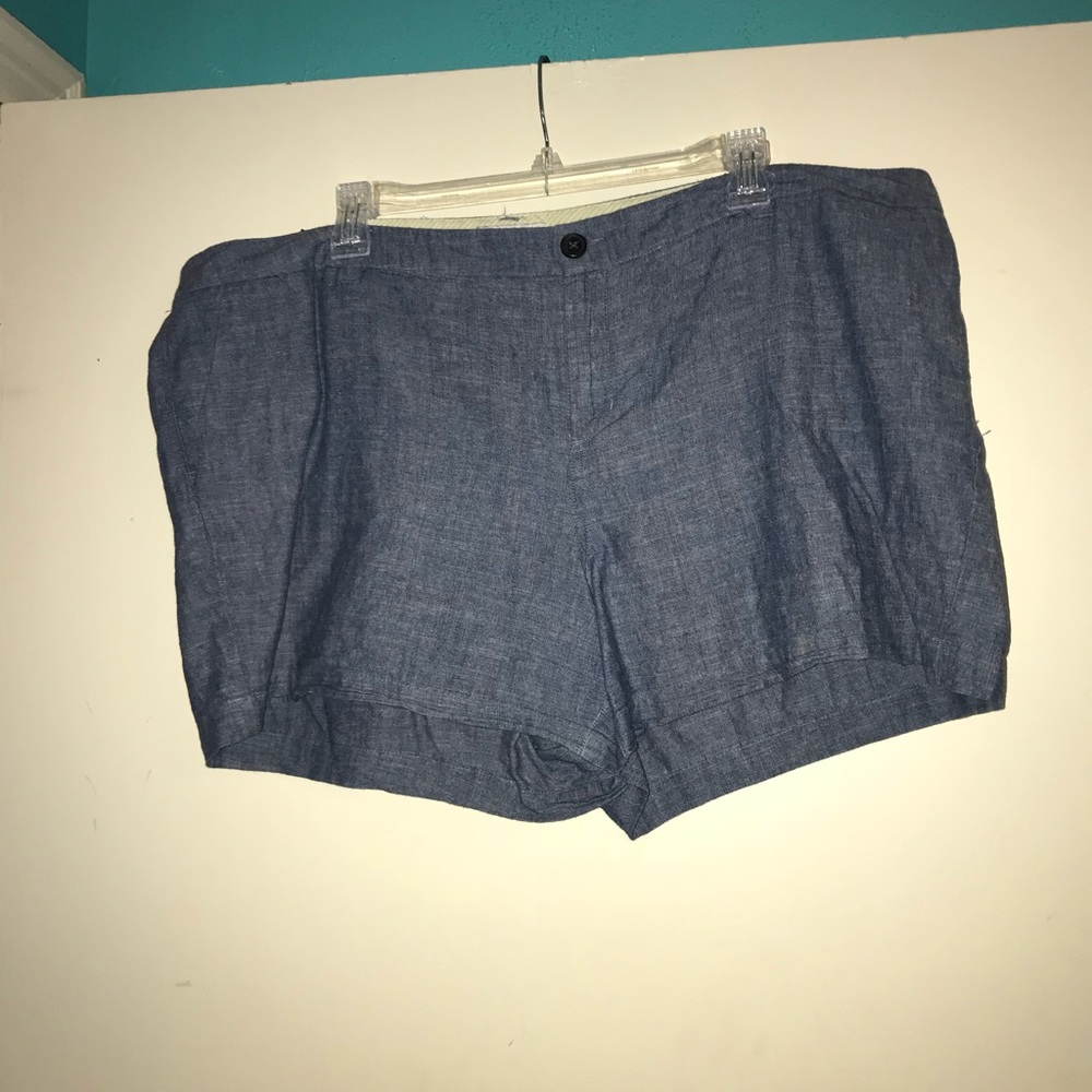 Chambray shorts